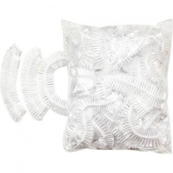 Spa & Salon Non‑Woven Shower Caps – Double Ribbon, 100pcs