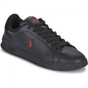 Polo Ralph Lauren Basket Basse Cuir Noir 41