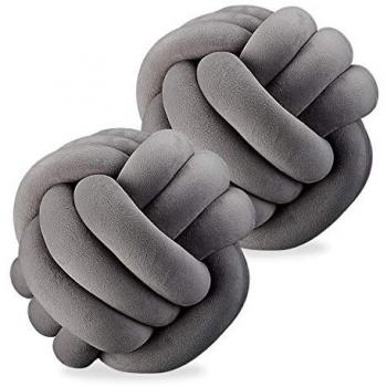 Décoration Couché Nœud Gris – 2x