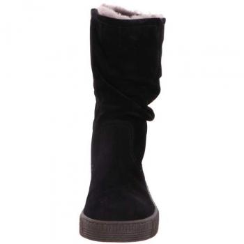 Veloursleder-Stiefel Gabor 93.736: Damen, dunkelblau, warm gefüttert, Reißverschluss, Größe 7