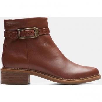 Botines de mujer Clarks Maye Grace, estilo Chelsea en marrón
