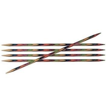 KnitPro Symfonie 15cm Double-Ended Knitting Pins, Set of Five