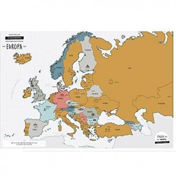 Mapa Rascable Europa 65 x 45 cm