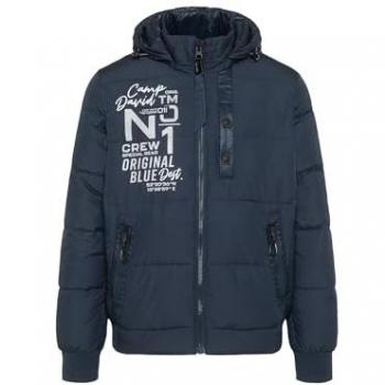 Herren Steppjacke CAMP DAVID, Gr. 3XL, mit Kapuze