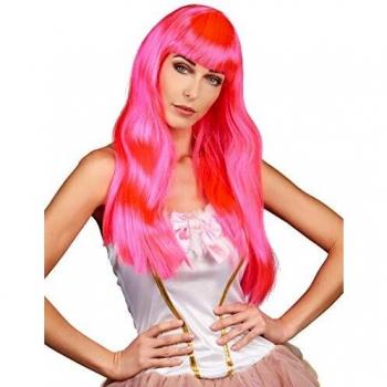 Parrucca lunga liscia con frange Boland