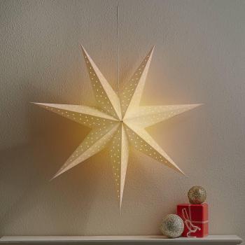 Ø 75 cm White Velvet Star by Markslöjd