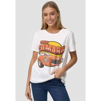 RECOVERED Chevy Camaro T-Shirt für Damen XXL in Beige Natur – 100 % Baumwollmaterial
