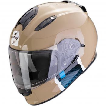 Scorpion Exo-491 Casco Moto Blu Marrone 2XL