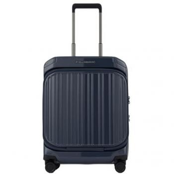 Piquadro Trolley PQ Light Cabin Spinner 4426 mit Fronttasche