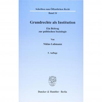 Grundrechte als Institution