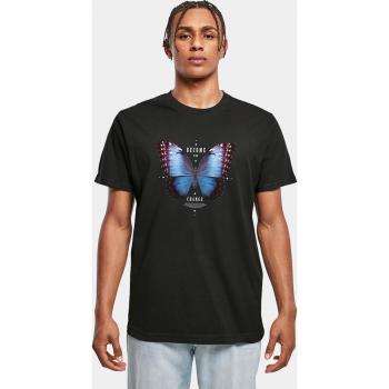 T-shirt Homme Devenir le Changement Papillon Noir