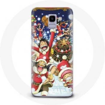Coque Samsung Galaxy J6 2018 One Piece Fête de Noël