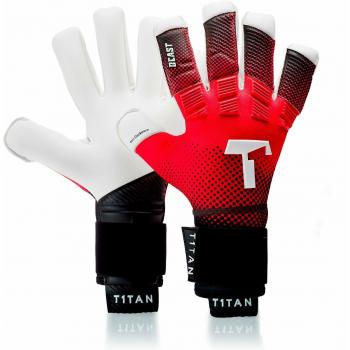 T1TAN Red Beast Elite Torwart‑Handschoß – 4 mm Grip, Gr. 6