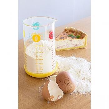 Verre mesureur avec silicone 500 ml Pebbly