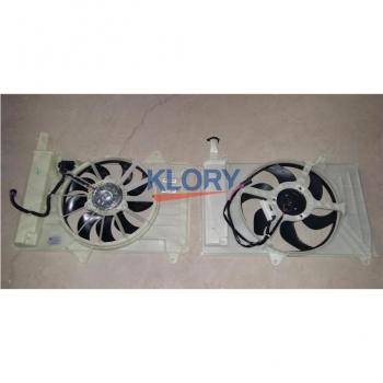 Overflow tank assembly with electronic fan for Great Wall H Florid, Voleex C30, GW4G15 engine OEM: 1308200-S16