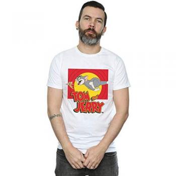 Chase Scene Graphic T-Shirt – White Menswear