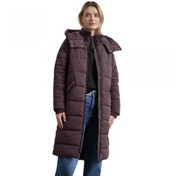 Majestic Purple Women's Long Winter Coat – L