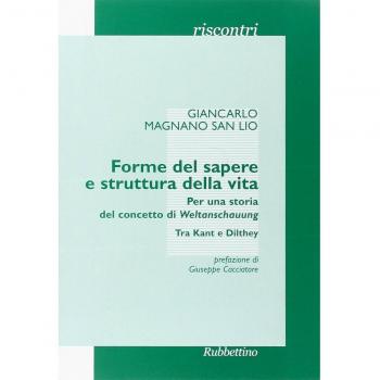 Forme del sapere e struttura della vita. Per una storia del concetto di Weltanschauung. Tra Kant e Dilthey