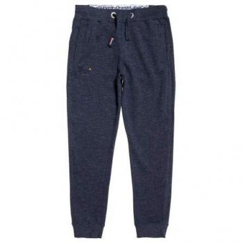 Moody Slim Jogginghose Orange Label von Superdry – Ravine Blue Grit, M