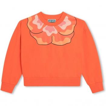 Sweat-shirt Kenzo Kids Fille manches longues Rouge 14A