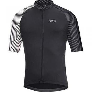 GORE WEAR C5 Herren Trikot, Optiline, XL, Schwarz/Weiß