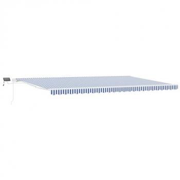 VidaXL Tenda Retrattile Cielo & Nube 6x3 m Tessuto‑Metallo