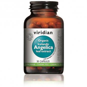 Extracto de Hoja de Ángelica Viridian en Cápsulas Vegetales 30 uds