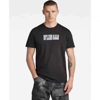 G-Star T-shirt Maniche Corte Felt Dark Black XL