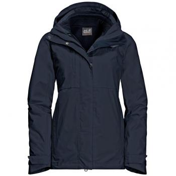 Jack Wolfskin Frauen‑Echo Pass 12 Middernachtblau, Größe 40