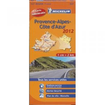 MICHELIN WEGENKAART 527 PROVENCE ALPES COTE D'AZUR 2012 (Regionale kaarten Michelin)
