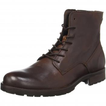 JACK & JONES Braun Lederstiefel – Herren, EU 42, klassisches Design