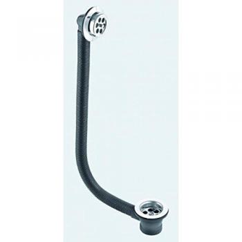 McAlpine Chrome Plated Bath Waste and Overflow Centre Pin Fixing 1.5'' FBW2PC