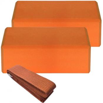 Corcho Ajustable para Yoga: Bloques y Correa