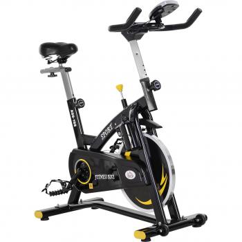 Bicicleta de Spinning con Volante de Inercia de 10 kg y Pantalla LCD