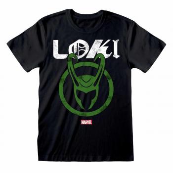 Femme Tshirt Loki Season 2 – Manches Courtes – Logo Fading – S à XXL – Noir