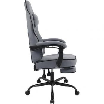 Woltu Chair Comfort Gamers Gris