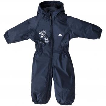 Trespass Drip Drop Children's Rain Suit, Size: 6-12 months, Colour: Pink, Navy Blue option available for Male