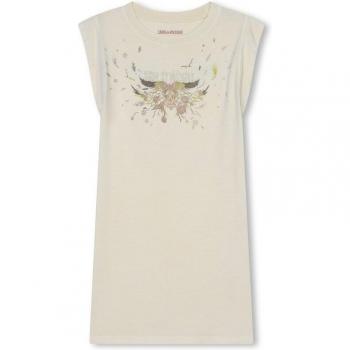 Robe de plage enfant Zadig & Voltaire sans manches beige 8A