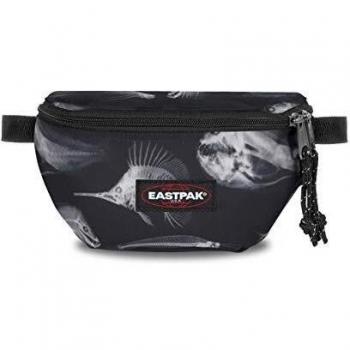 Eastpak Springer Sac Banane, 23 cm, 2 L, Noir avec Sangle de Poitrine Ajustable et Matière Résistante à l'Eau
