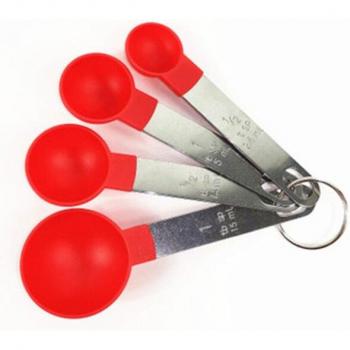 Gadgets de cuisine en acier inoxydable rouge