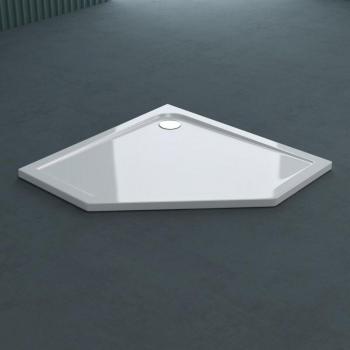 Doporro Faro5 bac à douche pentagonal 100x100 cm blanc