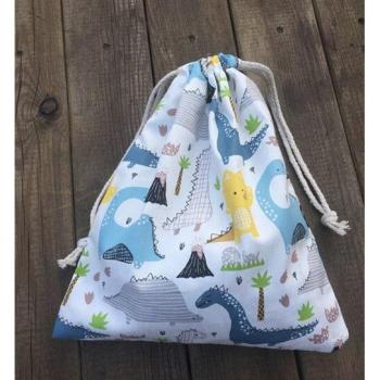 Éco‑pochette YILE – tissu coton 81120a, motif arbre dinosaure