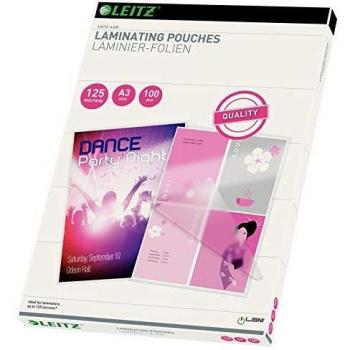 Pochette di Laminazione Leitz iLAM A3 125 Micron Lucide