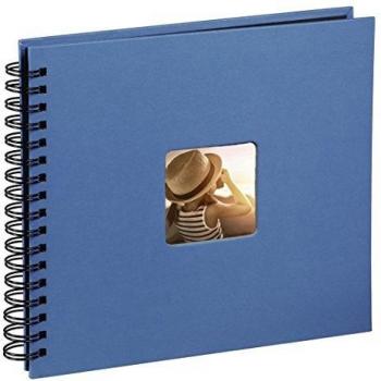 Hama Fine Art álbum de foto y protector en azul, 50 hojas para fotos de 100 x 150 mm
