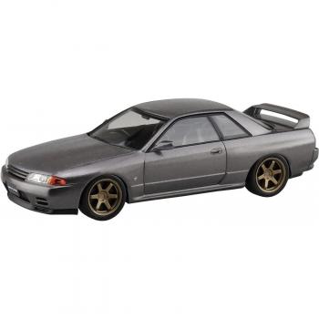 Aoshima 1/32 Scale GT‑R Gun Metal Wheels – Snap Kit Series