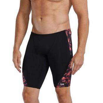 Camisa de Vela TYR Durafast Elite Blade Splice Jammer Preto Vermelho 36