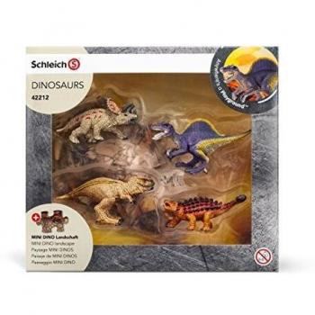 Schleich Mini-Dinosaures : set complet avec puzzle lave