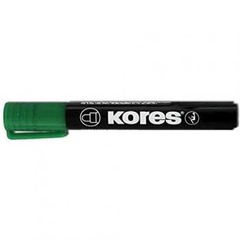 KORES Lot de 3 Marqueurs permanent K MARKER Pte biseauté Vert