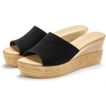 Lascana Mule Pantolette für Damen in Schwarz Gr. 40