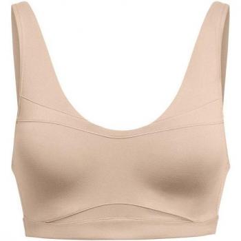 Under Armour SmartForm Evolution Mid Sport-BH für Damen Beige